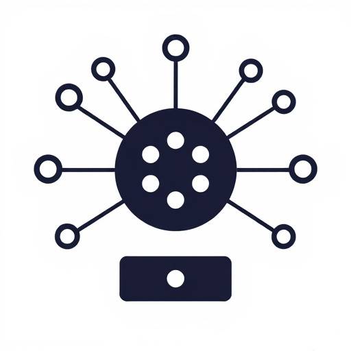 Integration Icon - Connected nodes representing system integration